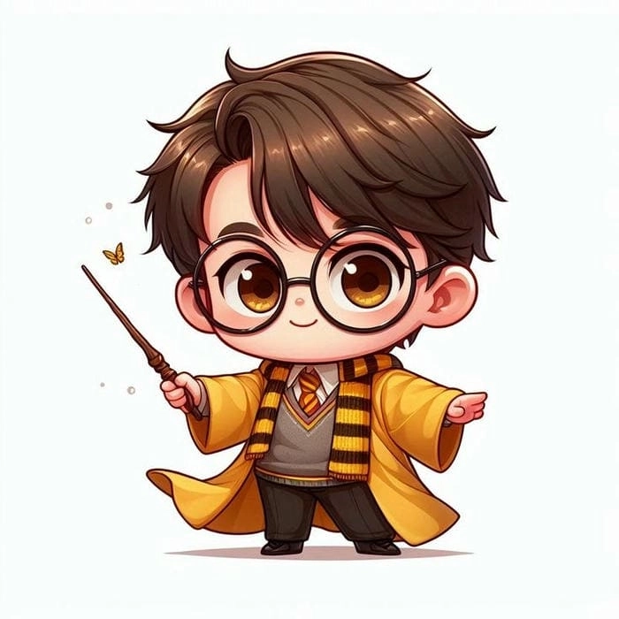 Vẽ harry potter chibi đơn giản dễ học theo