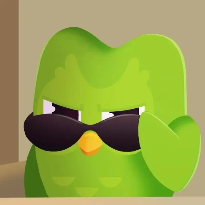 Duolingo meme gif dùng trong trò chuyện rất vui