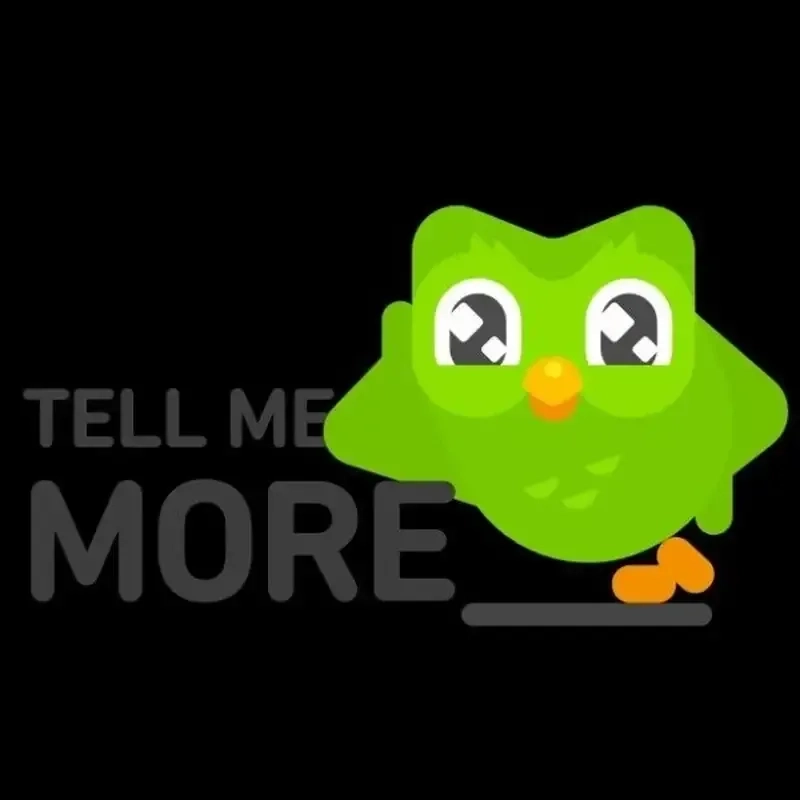 Duolingo memes funny gif rất sinh động