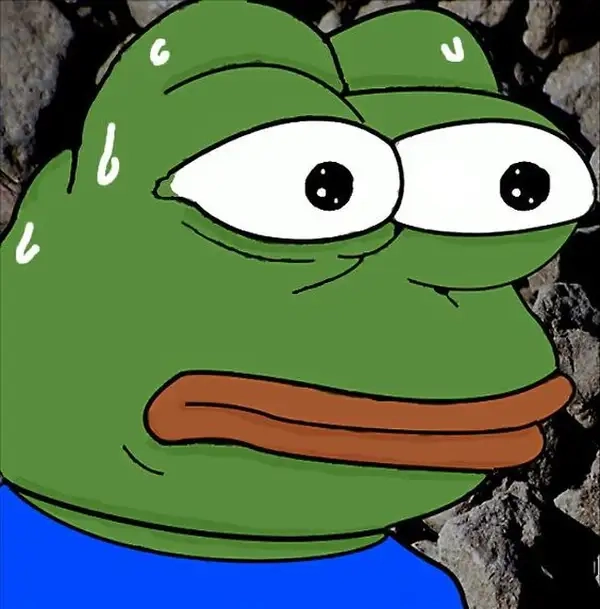 Meme con ếch xanh dùng phản ứng hài hước