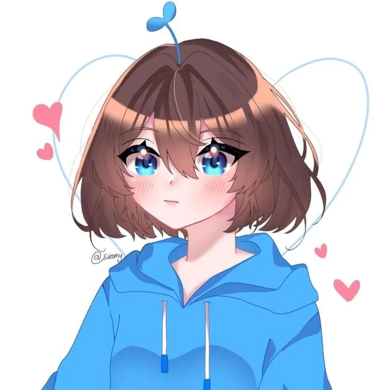 Hình chị simmy chibi được chia sẻ nhiều