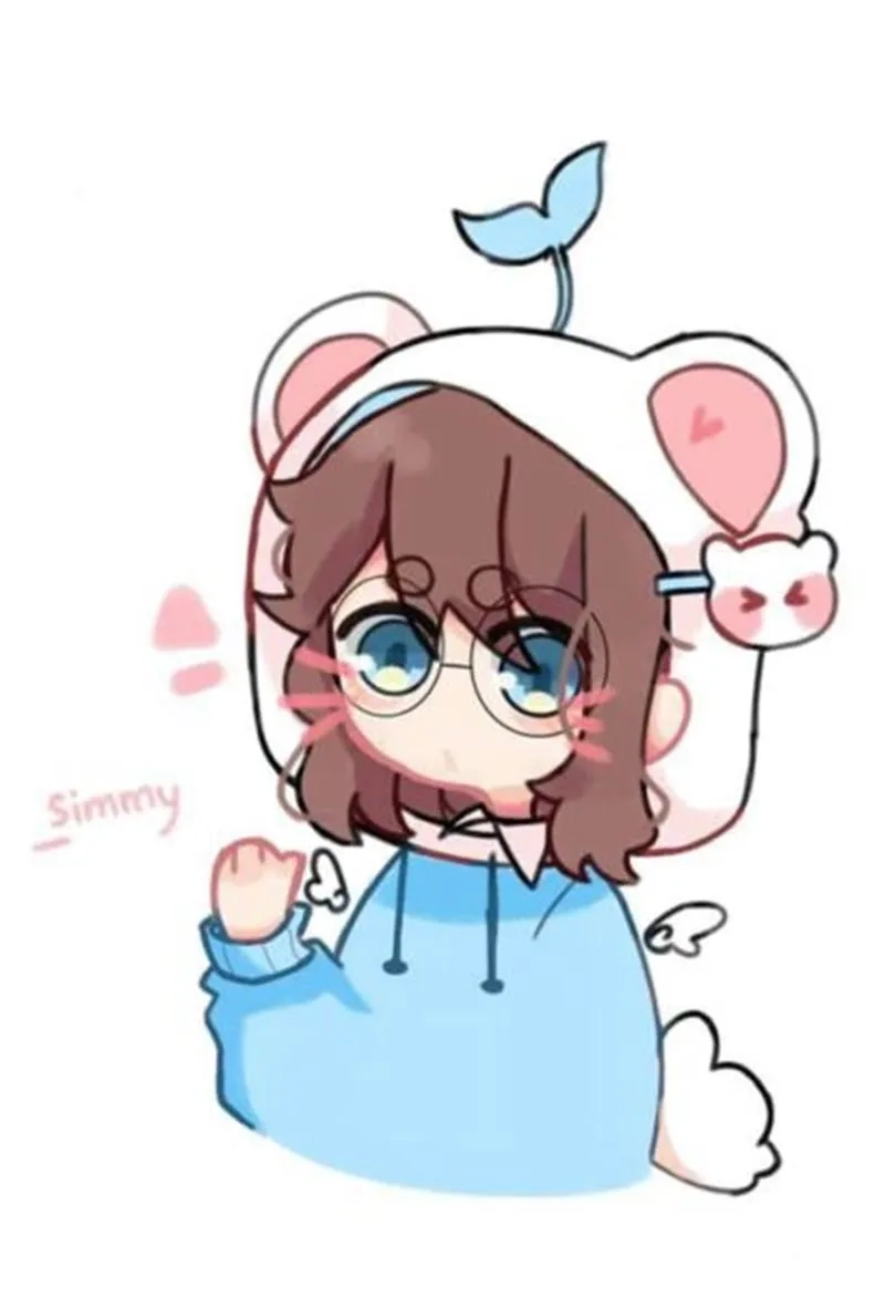 Hình simmy chibi cute mang phong cách vui nhộn