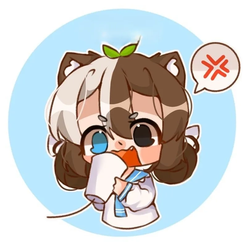 Mèo simmy anime cute có nét hoạt hình đáng yêu