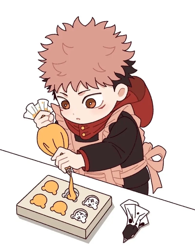 Gojo sukuna chibi cute kết hợp rất đáng yêu