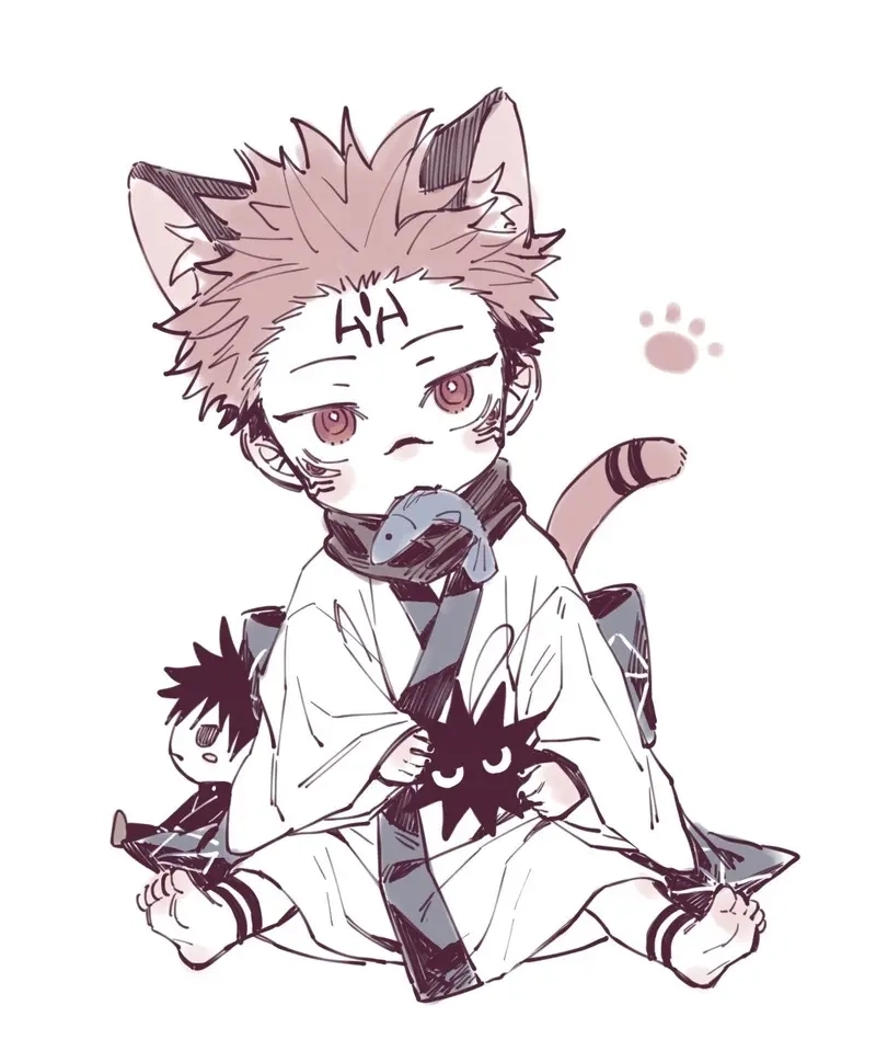 Sukuna chibi cute được fan anime yêu thích