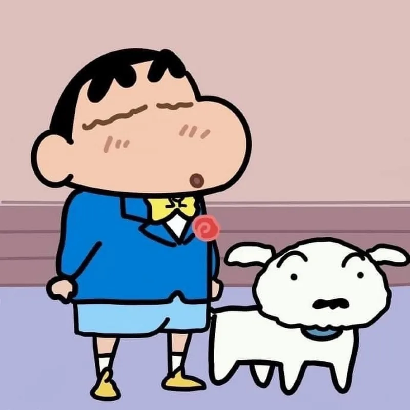 Ảnh hoạt hình Shin vui nhộn, đầy màu sắc.