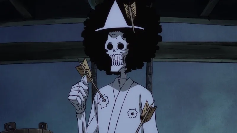 Brook One Piece meme mang lại tiếng cười giải trí.