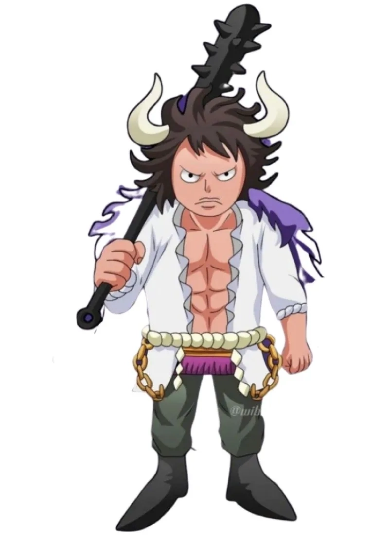 Kaido chibi png dễ dùng, nền trong suốt.