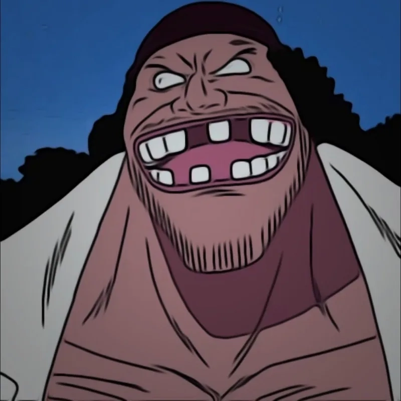 Marshall D Teach gây ấn tượng với vẻ phản diện đặc trưng.