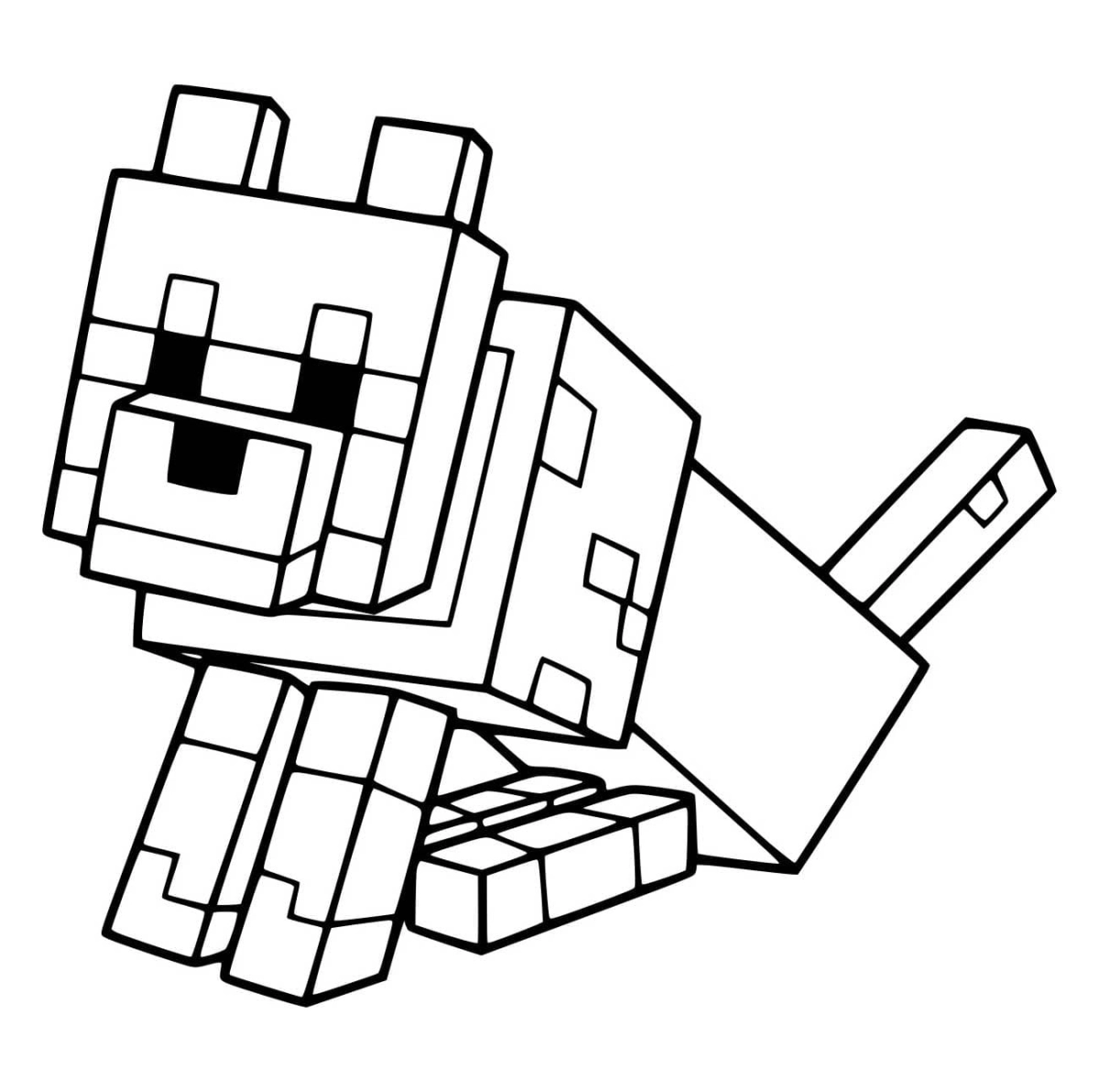 Tranh tô màu Roblox đẹp, hình rõ nét, dễ tô.