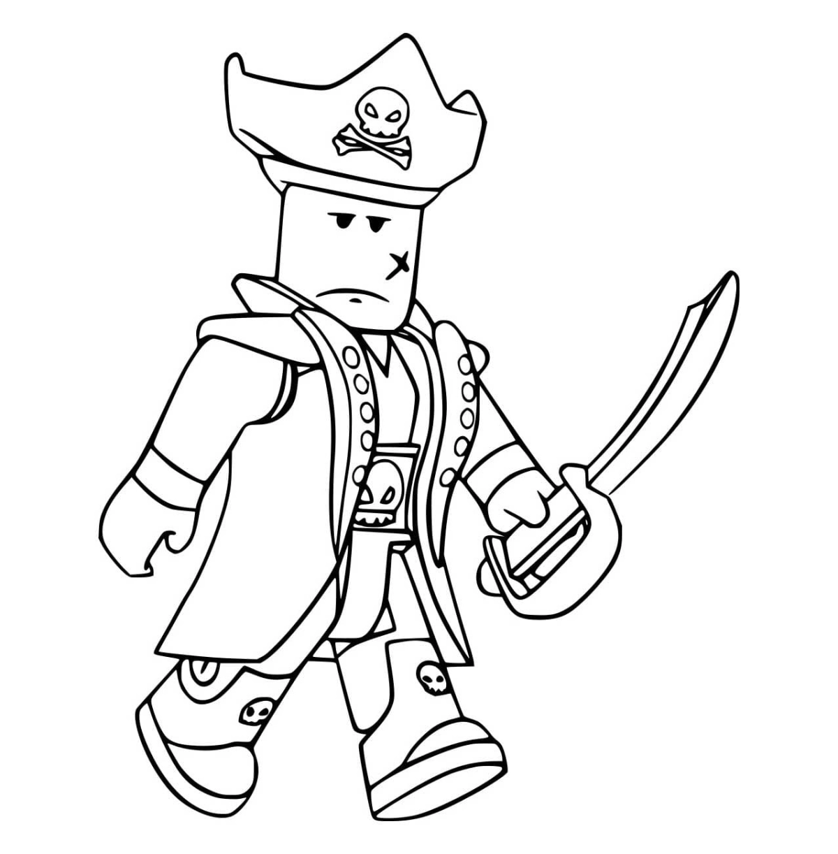 Tranh tô màu Roblox tải về nhanh và miễn phí.