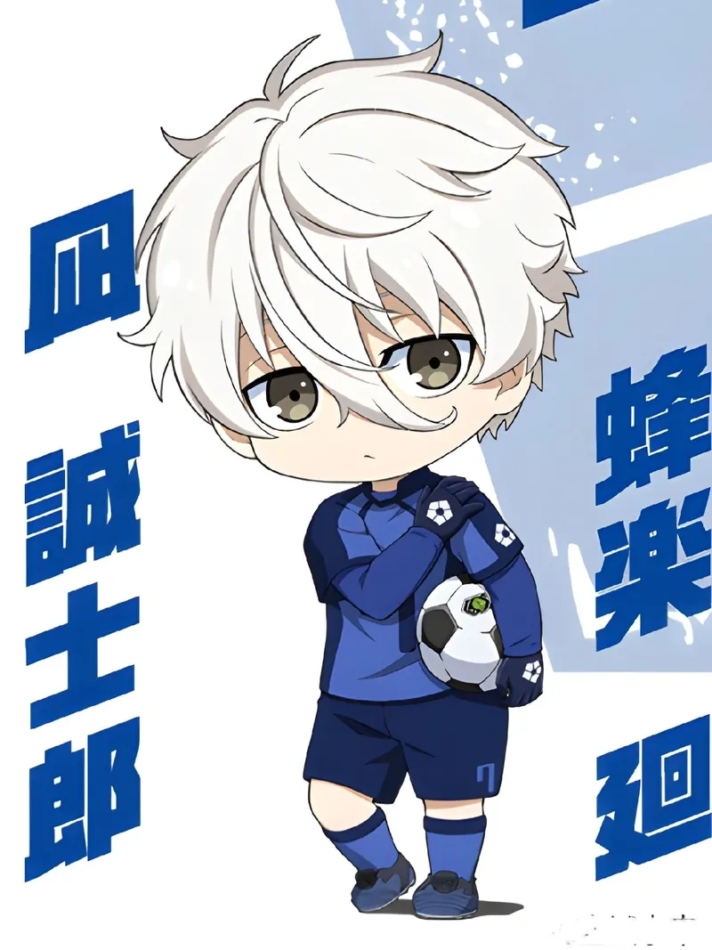 Tô điểm không gian phòng ngủ bằng những tấm blue lock chibi posters đầy màu sắc.