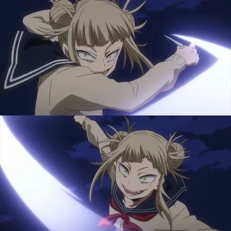 Cười sảng khoái với những khoảnh khắc Himiko Toga funny meme lầy lội.