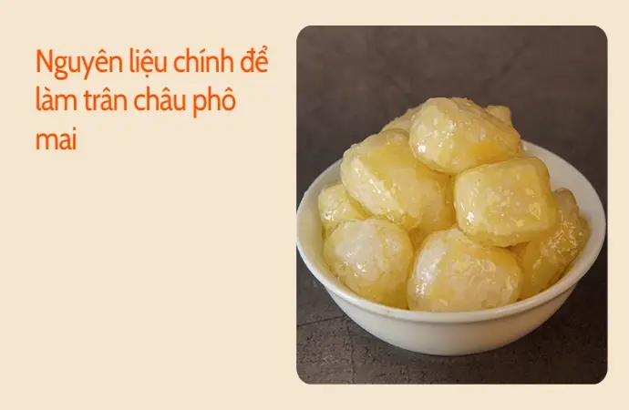 Trải nghiệm làm trân châu phô mai béo ngậy cực đơn giản