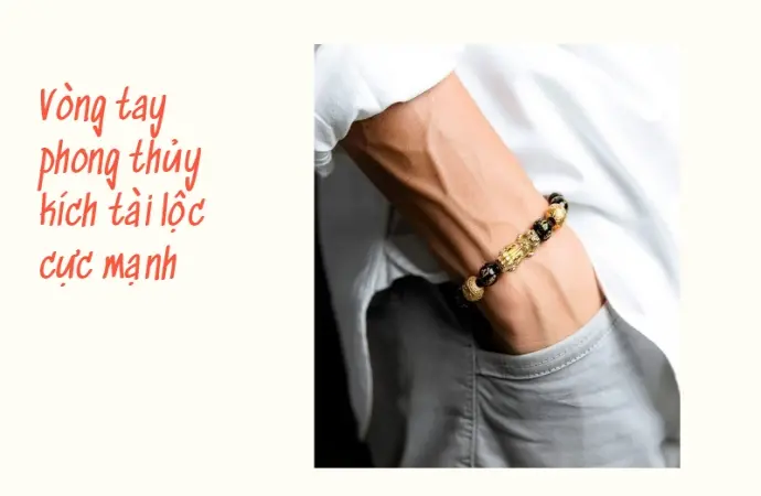 Vòng tay phong thủy màu xanh đen- Bí quyết hút tài cho mệnh Thủy