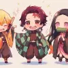 Demon Slayer Chibi đẳng cấp và sức mạnh hơi thở bùng nổ