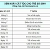 Bí quyết cắt tóc cho bé gái 1 tuổi đẹp tự nhiên và an toàn