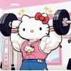 Hello Kitty Meme Sticker: Sự kết hợp dễ thương và hài hước