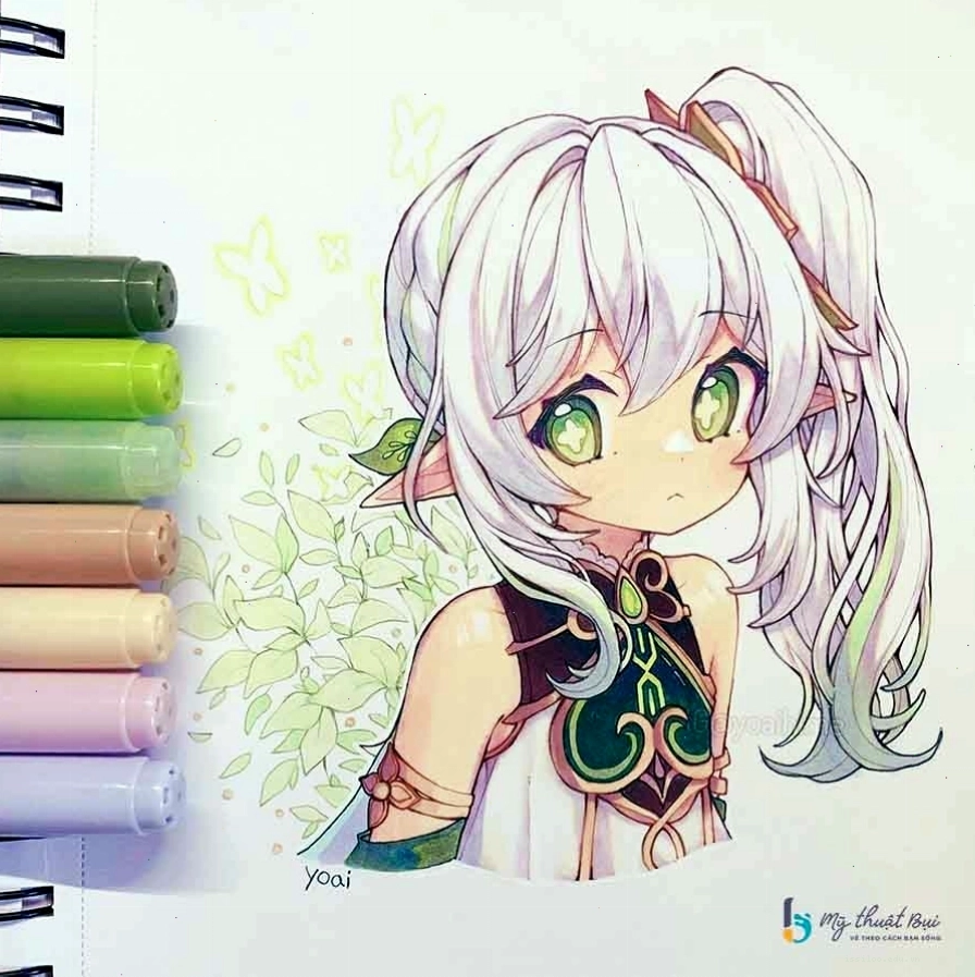 Ảnh anime đẹp cute đơn giản dễ vẽ