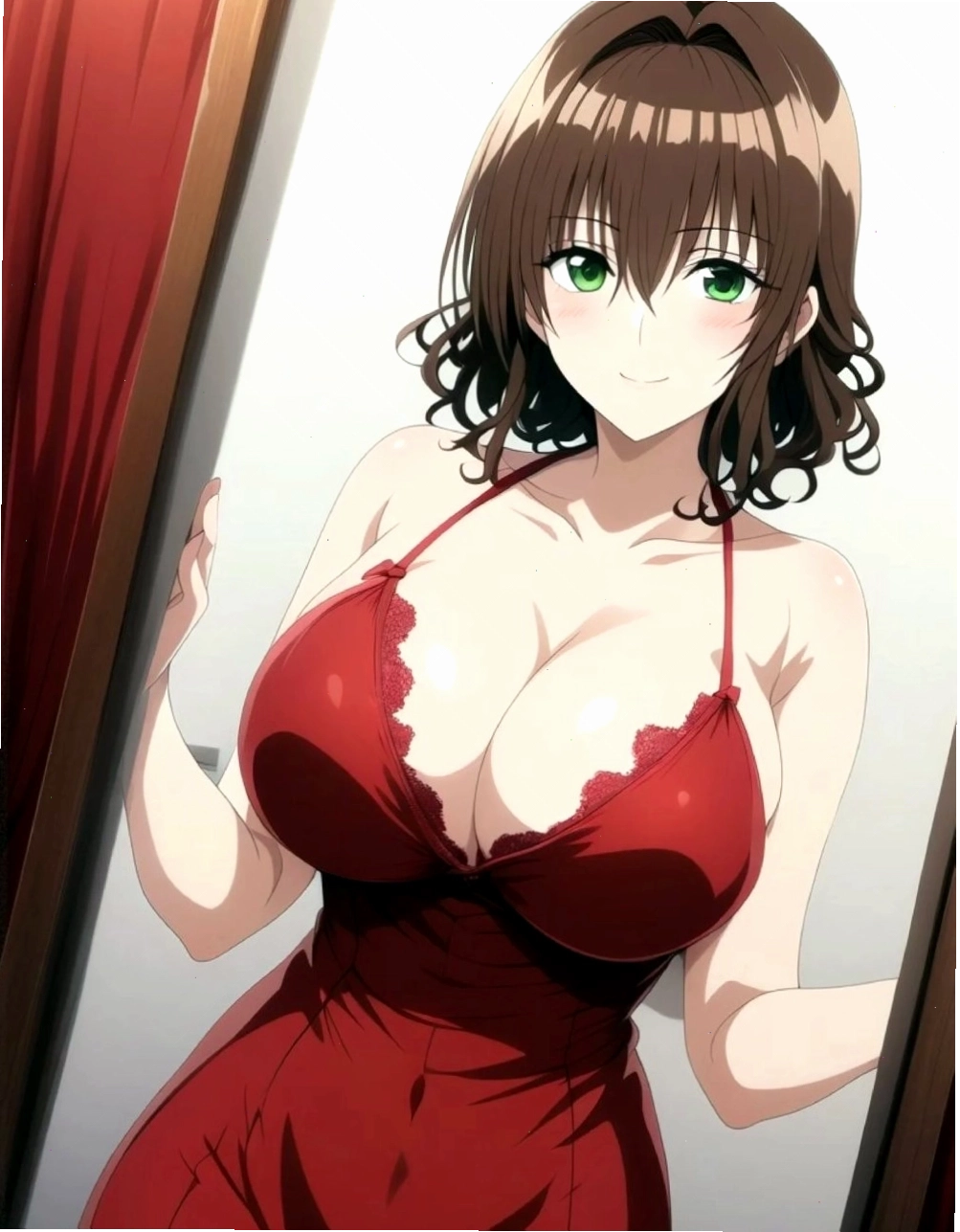 Ảnh anime ngực bự phong cách Onee-san chín chắn gợi cảm
