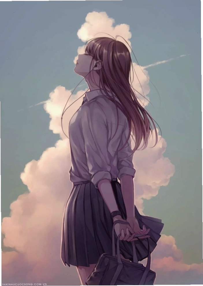 Ảnh anime nữ ngầu với trang phục cá tính