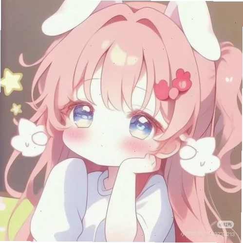 Ảnh avatar anime nữ cute với tông pastel nhẹ nhàng, tạo vẻ ngoài trong trẻo
