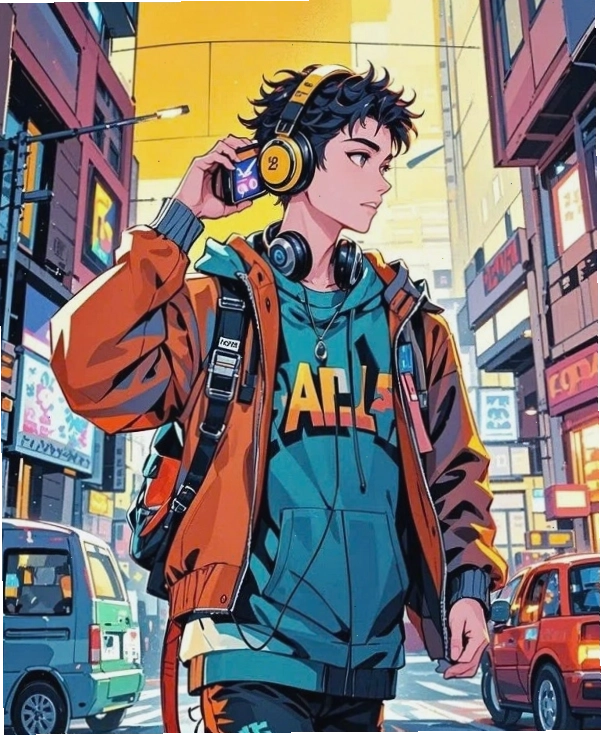 Ảnh avatar boy phố anime thể hiện cá tính độc đáo