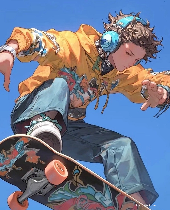 Ảnh boy phố anime với tông màu trầm ấm