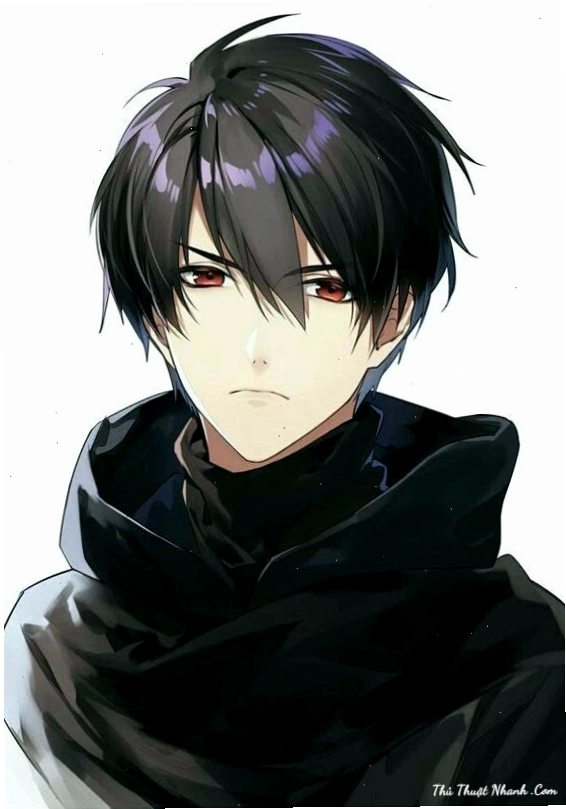 Ảnh đại diện anime nam với vẻ ngoài bí ẩn