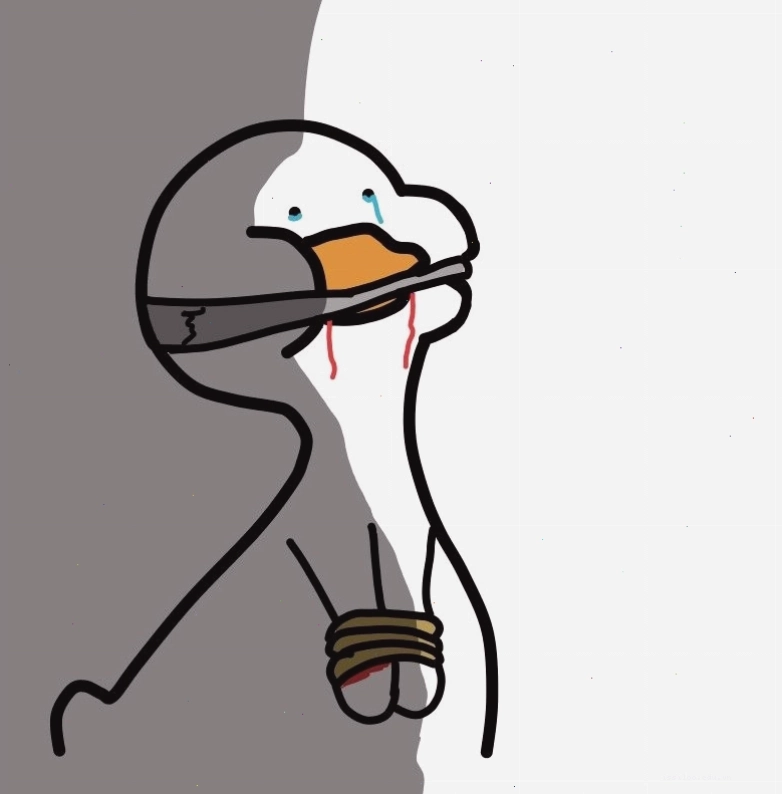 Ảnh meme vịt cực hài hước thể hiện sự ngạc nhiên