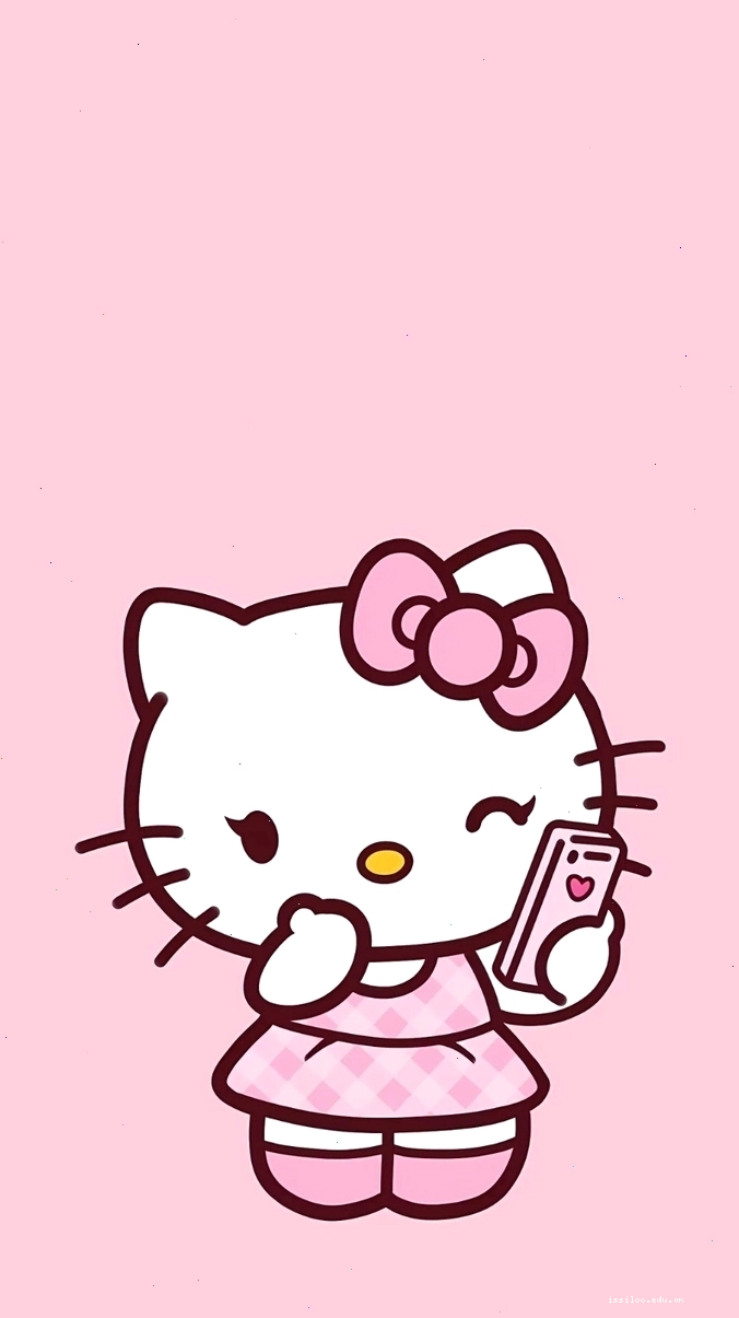 Ảnh nền Hello Kitty đơn giản, tinh tế và nhẹ nhàng