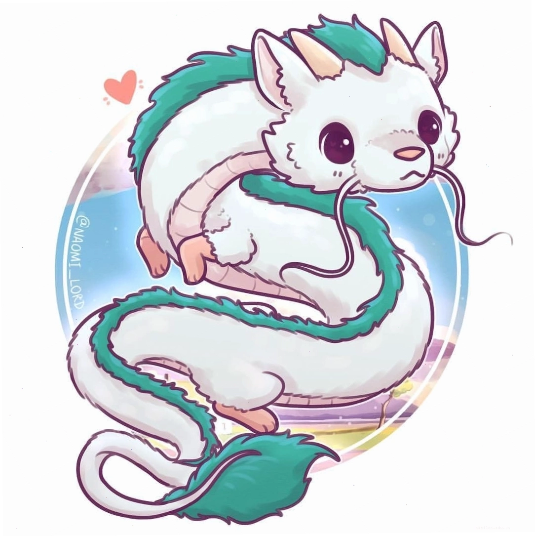 Ảnh rồng con chibi màu cam