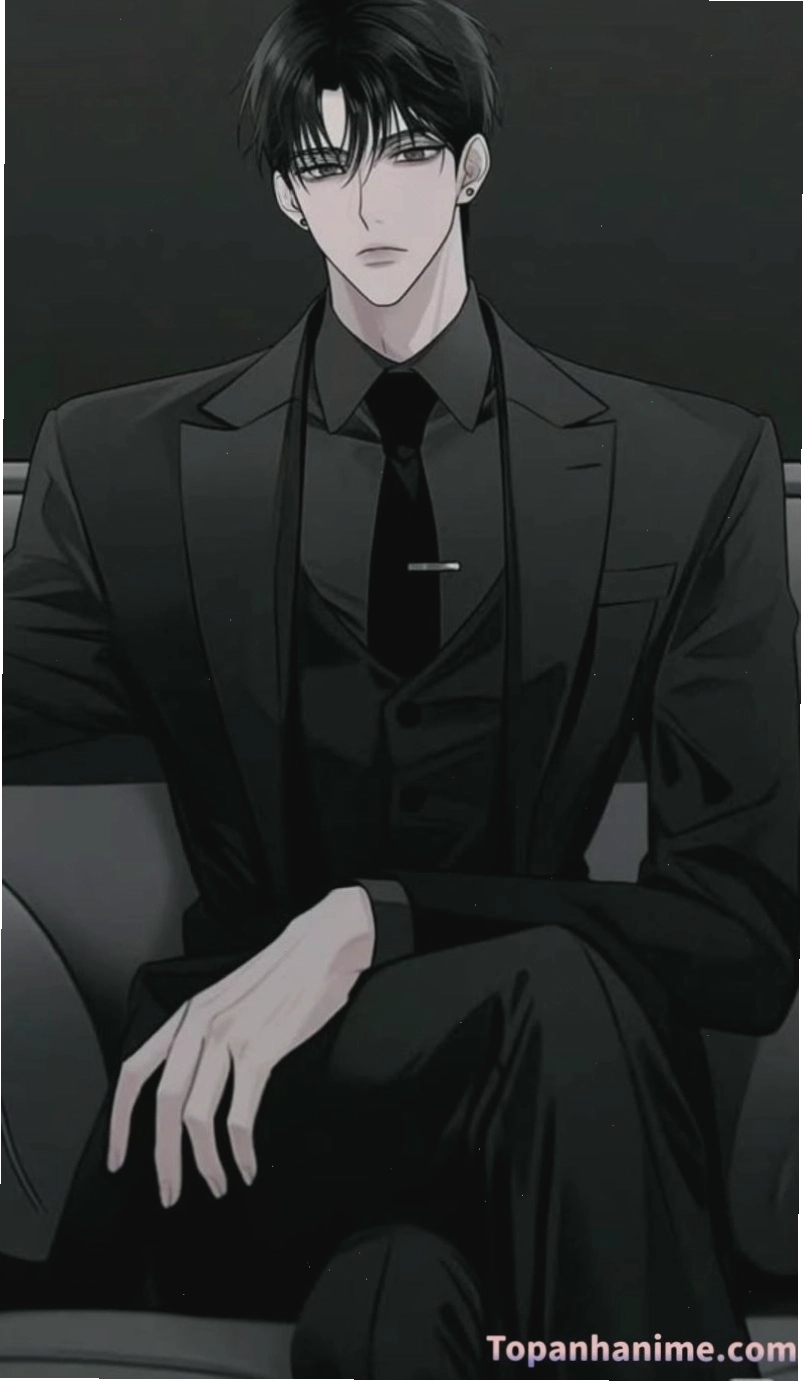 Ảnh tổng tài anime với phong thái điềm đạm và lịch thiệp