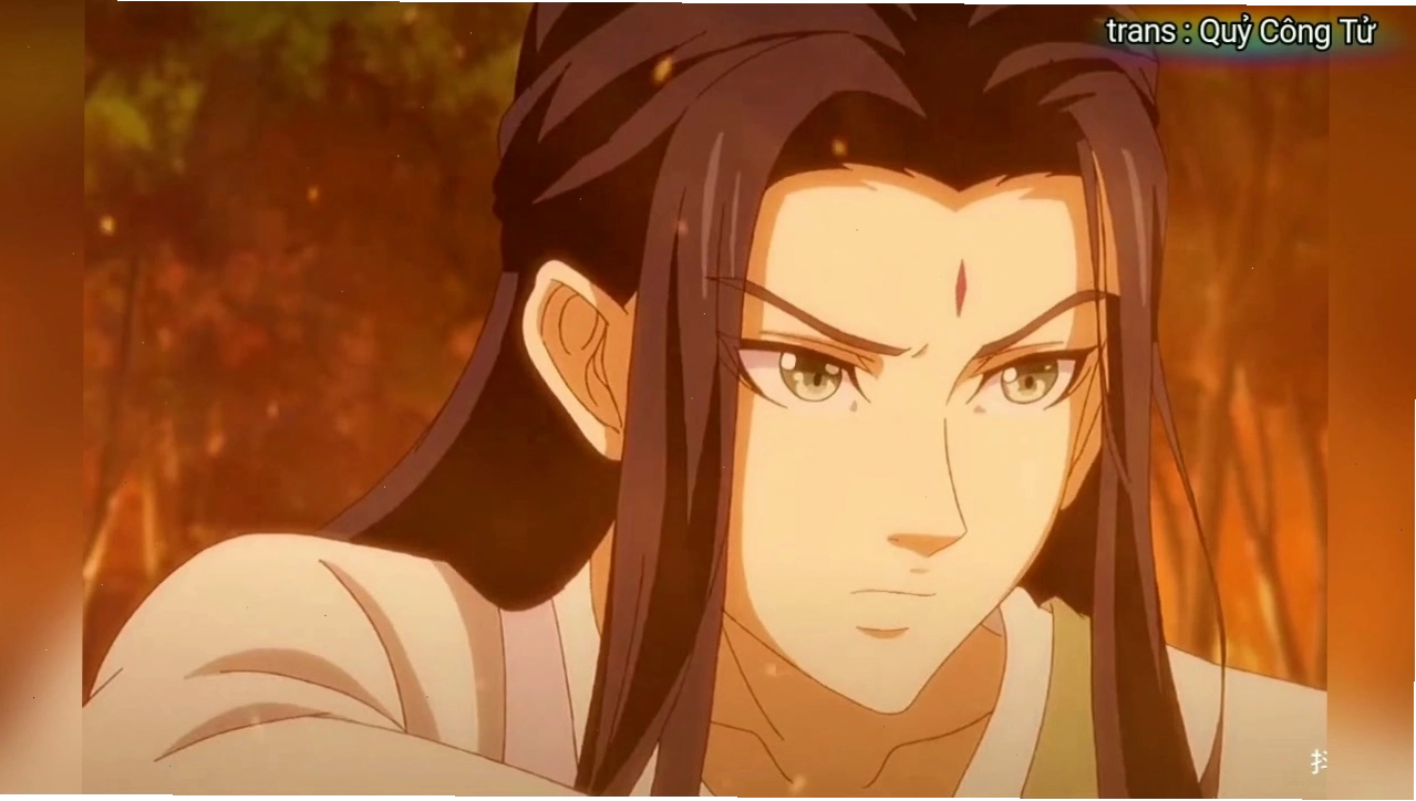 Anime đam mỹ lãng mạn với hình ảnh nhân vật nam nhìn nhau tình tứ