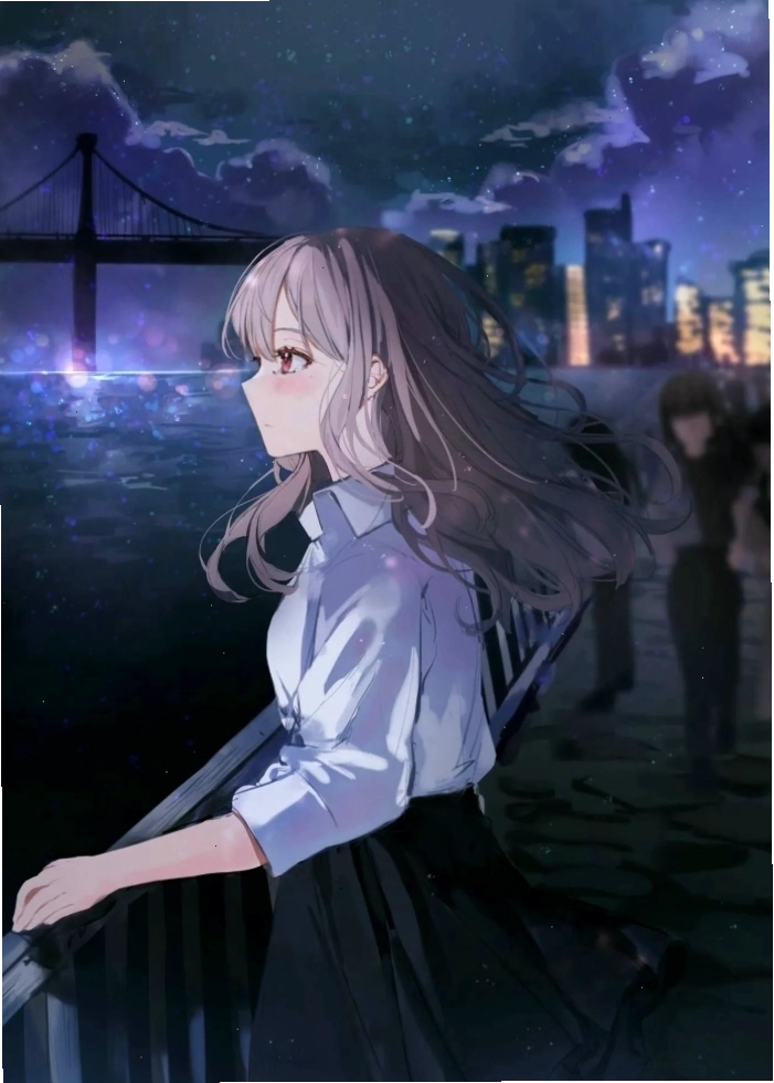 Anime girl ngầu với phong thái tự tin