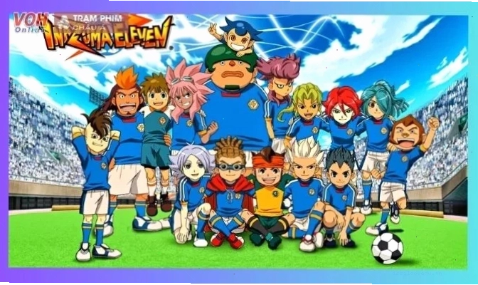 Anime Thiên Thần Tiểu Đội với hình ảnh cầu thủ trẻ đầy nhiệt huyết