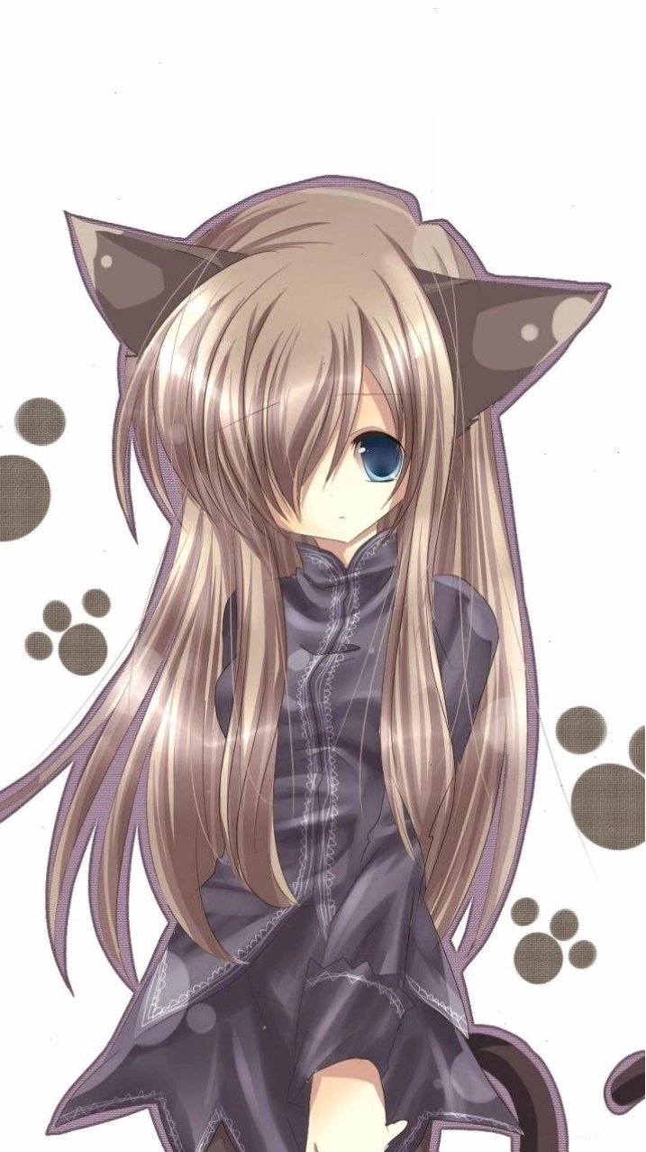 Anime Wallpaper. Cute anime wallpaper, Cat girl