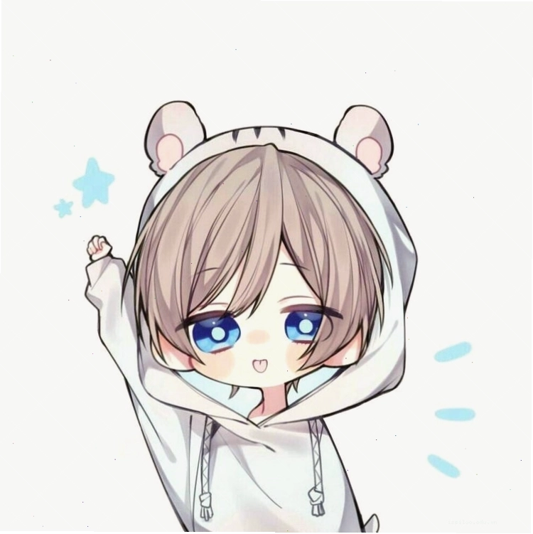 Avatar anime chibi nam ngầu