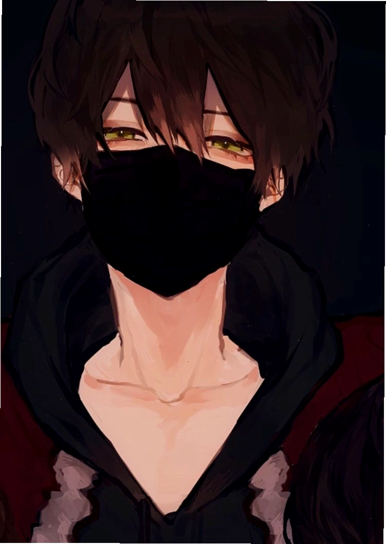Avatar anime nam lạnh lùng với mái tóc vuốt ngược và ánh mắt xa xăm
