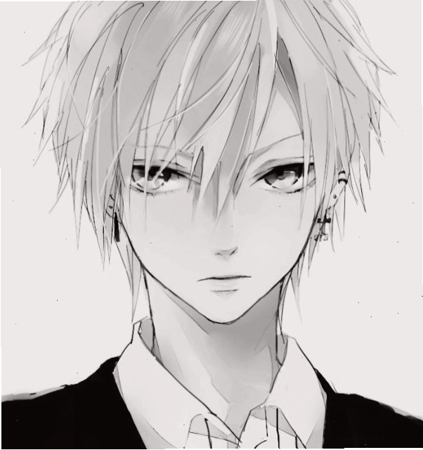 Avatar anime nam ngầu lạnh lùng với tông màu tối