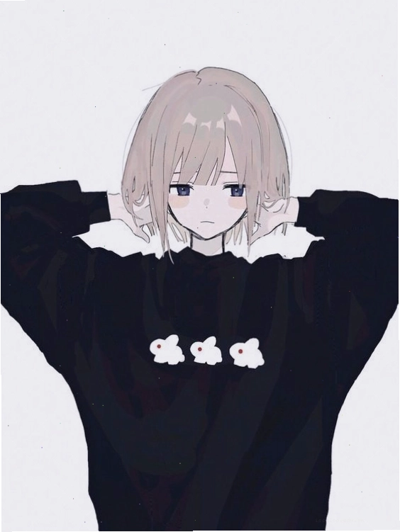 Avatar anime nam với mái tóc ngắn cá tính