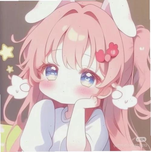 Avatar anime nữ cute với tông màu pastel nhẹ nhàng