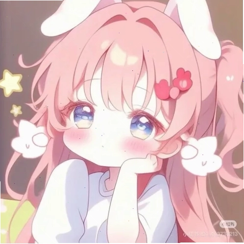 Avatar anime nữ cute với tông pastel nhẹ nhàng