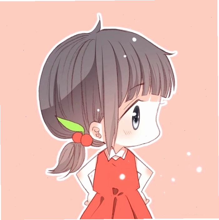 Avatar đôi anime dễ thương với biểu cảm tinh nghịch