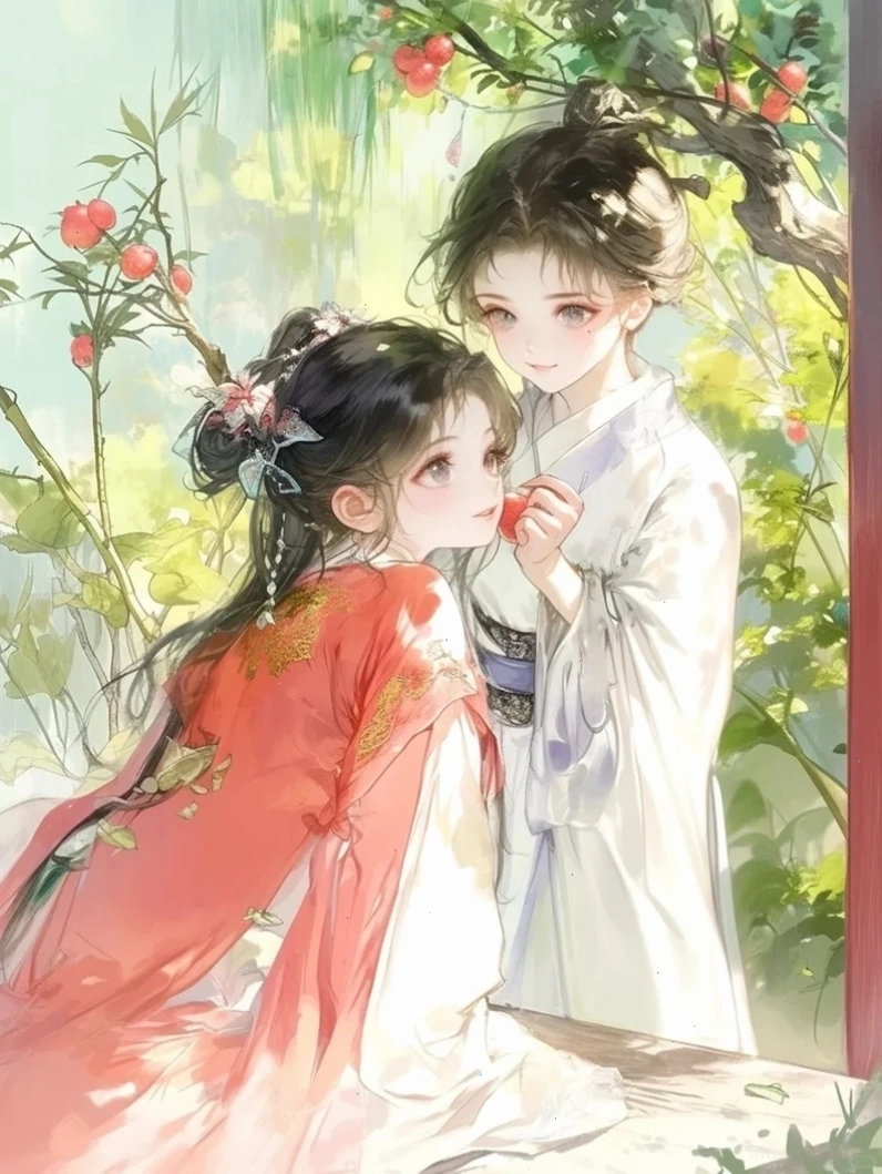 Avatar đôi chibi cute thể hiện tình cảm ngọt ngào