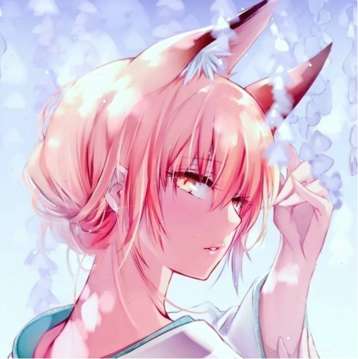 Avatar đôi cô gái dễ thương theo phong cách anime
