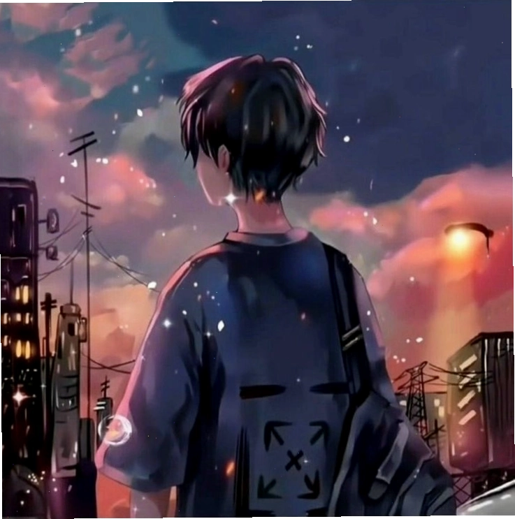 Avatar nam anime đẹp với ánh mắt sắc sảo thể hiện sự lạnh lùng