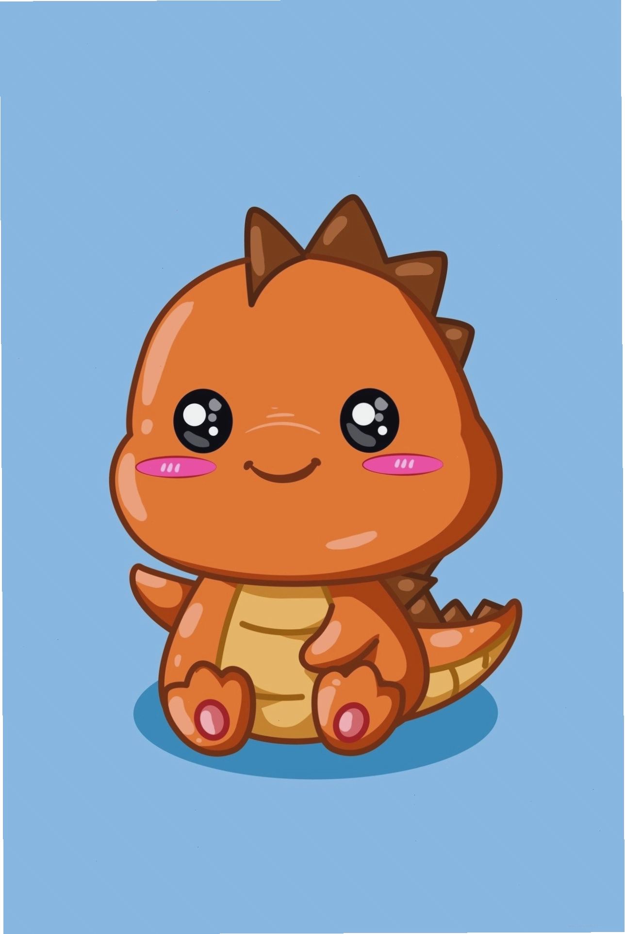 Avatar rồng con chibi ngại ngùng