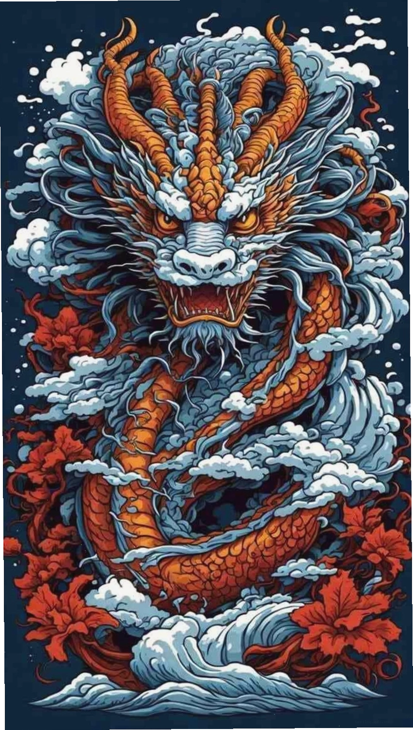 Avatar rồng cute với biểu cảm ngộ nghĩnh
