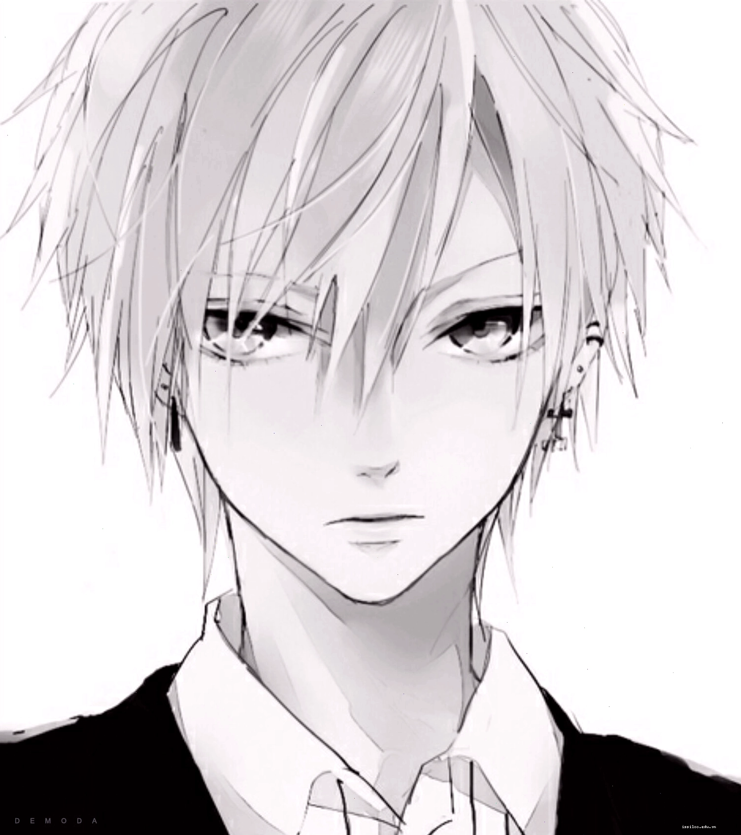 Bộ sưu tập Ảnh Anime Trắng Đen độc đáo